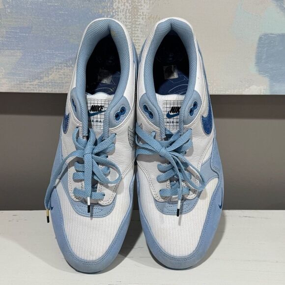 EUC Men’s Nike Air Force 1 Premium Blueprint sz 11 - Picture 4 of 8